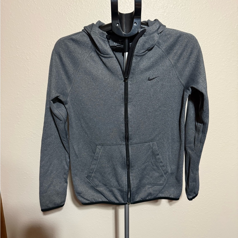Nike‎ Men's Gray Full-Zip Jacket